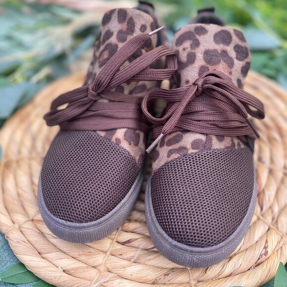 Pierre Dumas Leopard Sneakers - Picture 2 of 5